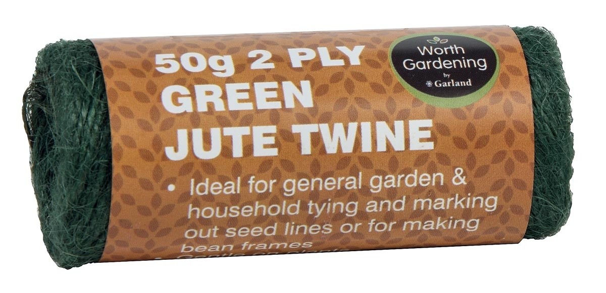2 plis de ficelle de jute verte 50g