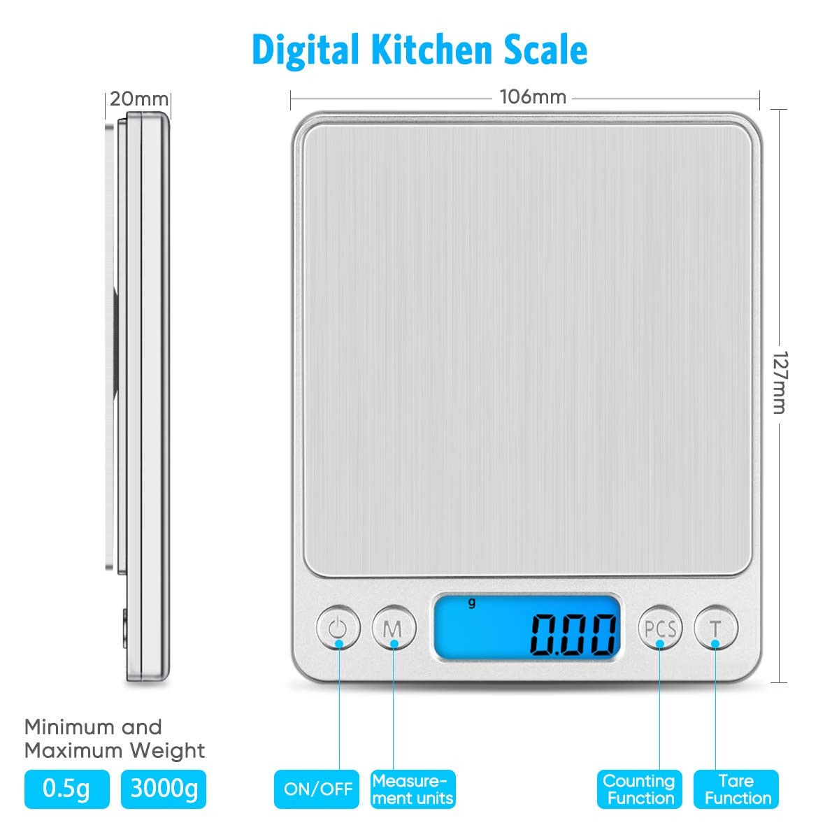 Balance de précision de 0,01g à 500g