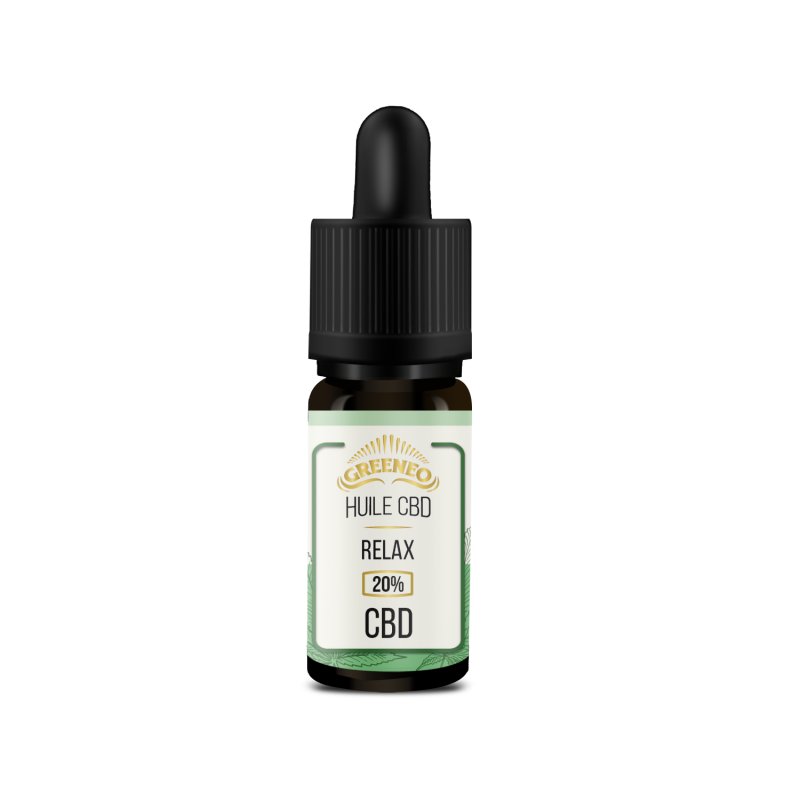 Huile CBD 20% Relax Greeneo | Euphoria Society