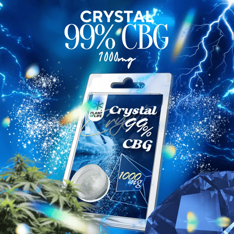Cristaux CBG 99% 1000mg | PLANT OF LIFE