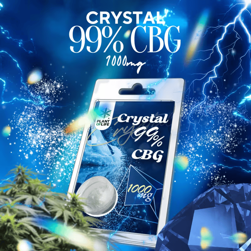 Cristaux CBG 99% 1000mg Plant of Life | Euphoria Society