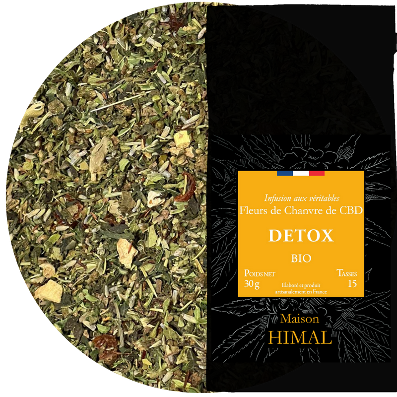 Tisane CBD Bio Détox Vrac Maison Himal | Euphoria Society
