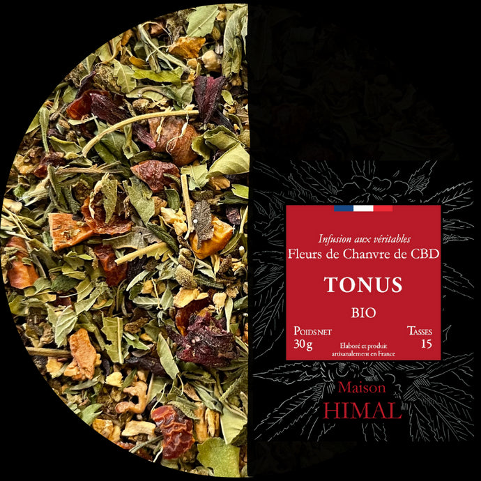 Tisane CBD bio tonus -  | MAISON HIMAL