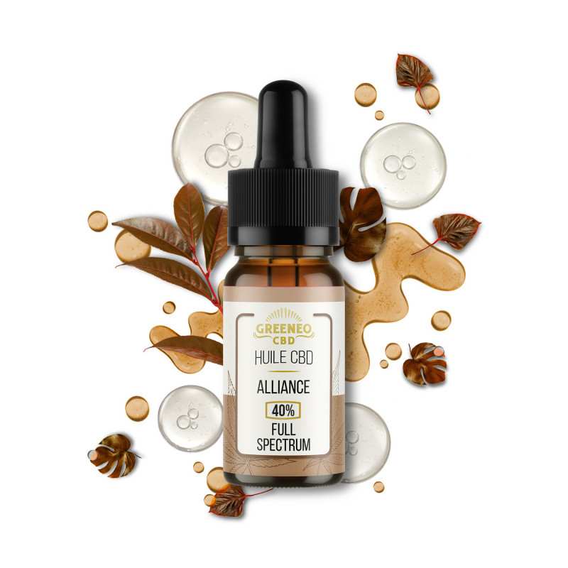 Huile CBD 40% Full Spectrum Alliance Greeneo | Euphoria Society