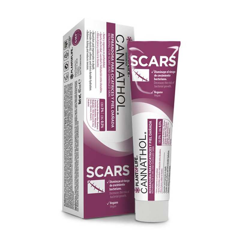 Crème soin cicatrices CBD &amp; CBG | CANNATHOL, PLANT OF LIFE