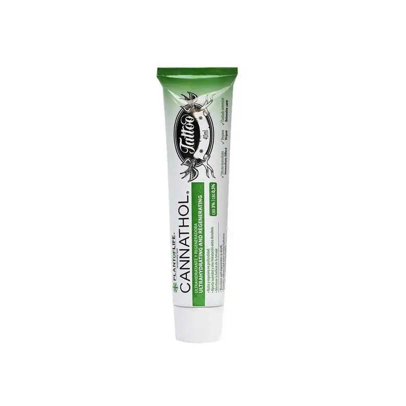 Crème soin tatouages CBD & CBG Cannathol – soin tatouages chanvre hydratation | Euphoria Society