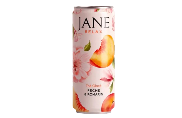 Thé CBD pêche romarin bio Jane – thé chanvre bio pêche romarin arôme naturel | Euphoria Society