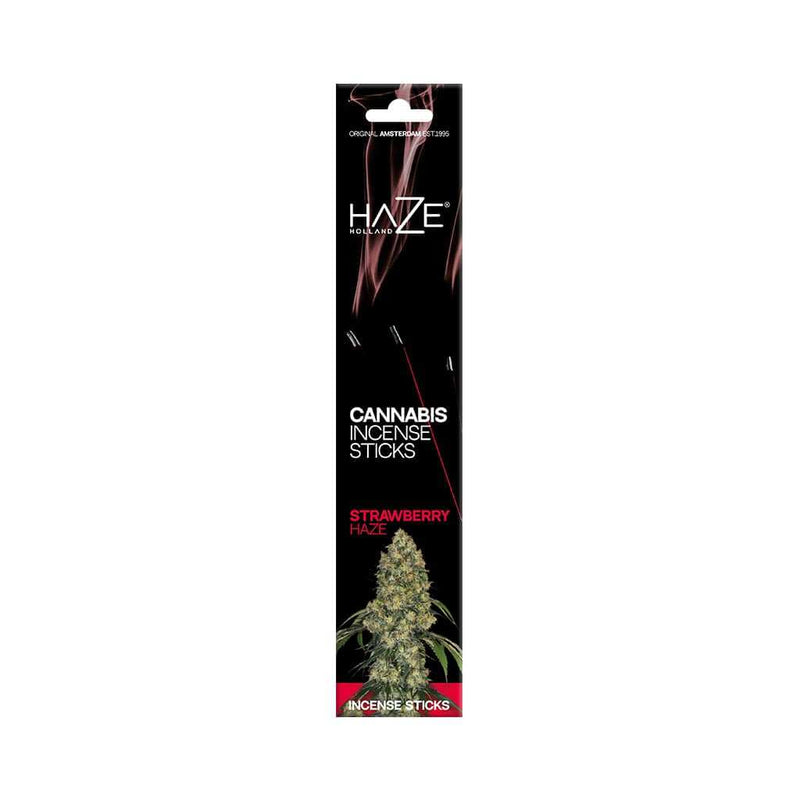 Encens Cannabis Strawberry Haze 15 Bâtonnets | Euphoria Society