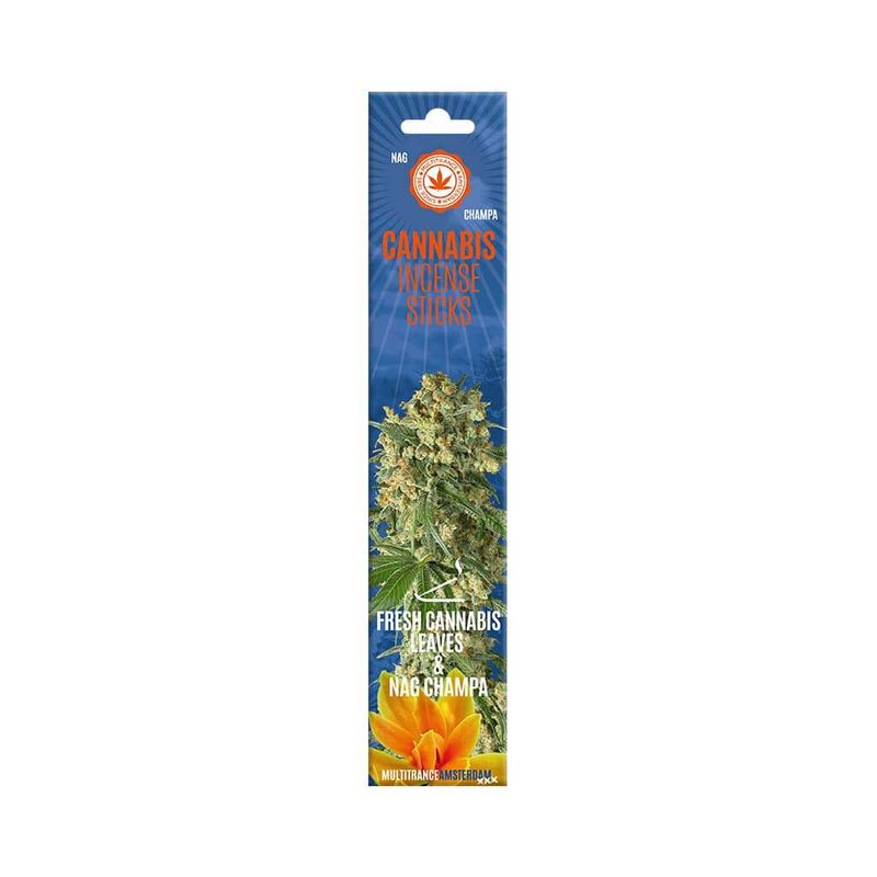 Bâton encens Fresh Cannabis Nag Champa Multitrance – arôme frais chanvre | Euphoria Society
