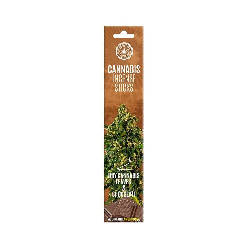 Encens Dry Cannabis Chocolat Multitrance 15 Bâtons | Euphoria Society