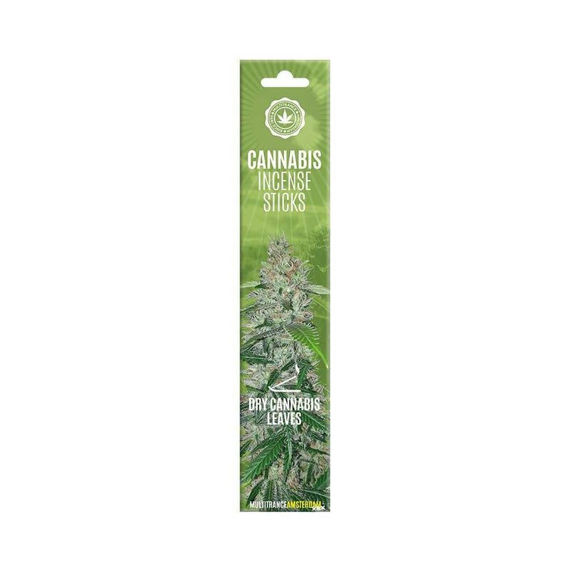Bâton Encens Cannabis Dry Cannabis Leaves Multitrance | Euphoria Society