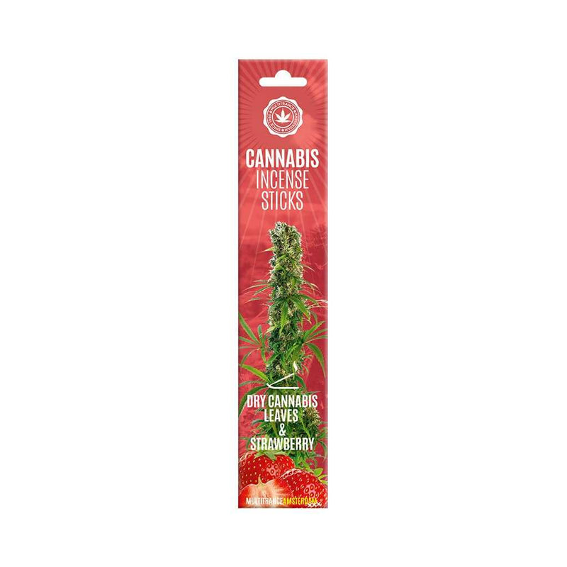 Bâtonnets Encens Cannabis Strawberry Multitrance | Euphoria Society
