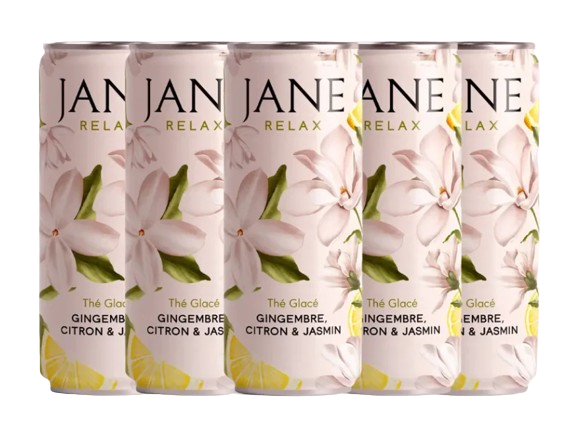 Thé CBD Gingembre Citron Jasmin Bio Jane | Euphoria Society