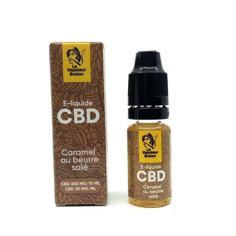E-liquide CBD Caramel au beurre salé 300mg/10ml sans nicotine | Euphoria Society