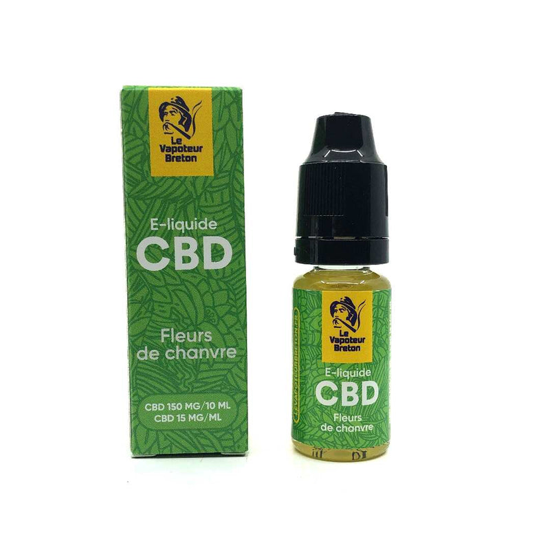 E-liquide CBD fleurs de chanvre 150mg | LE VAPOTEUR BRETON sans nicotine | Euphoria Society