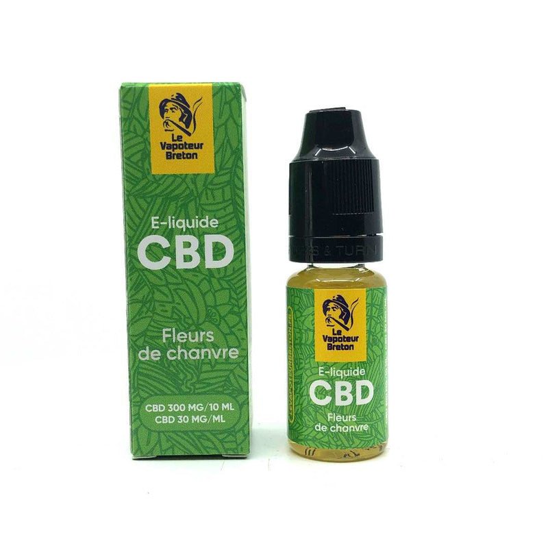 E-liquide CBD fleurs de chanvre 300mg | LE VAPOTEUR BRETON sans nicotine | Euphoria Society