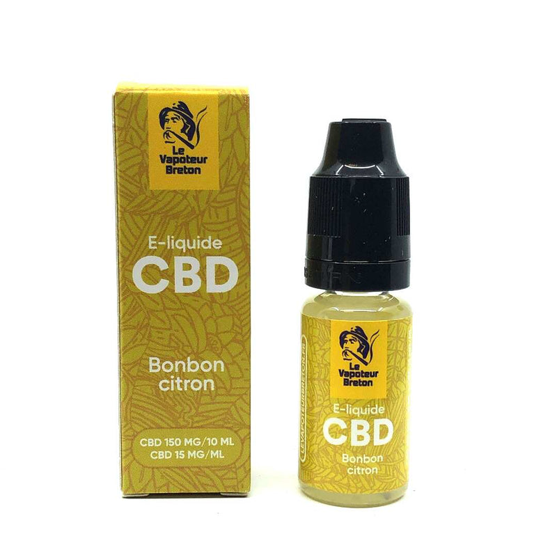 E-liquide CBD Bonbon Citron 150mg/10ml sans nicotine | Euphoria Society