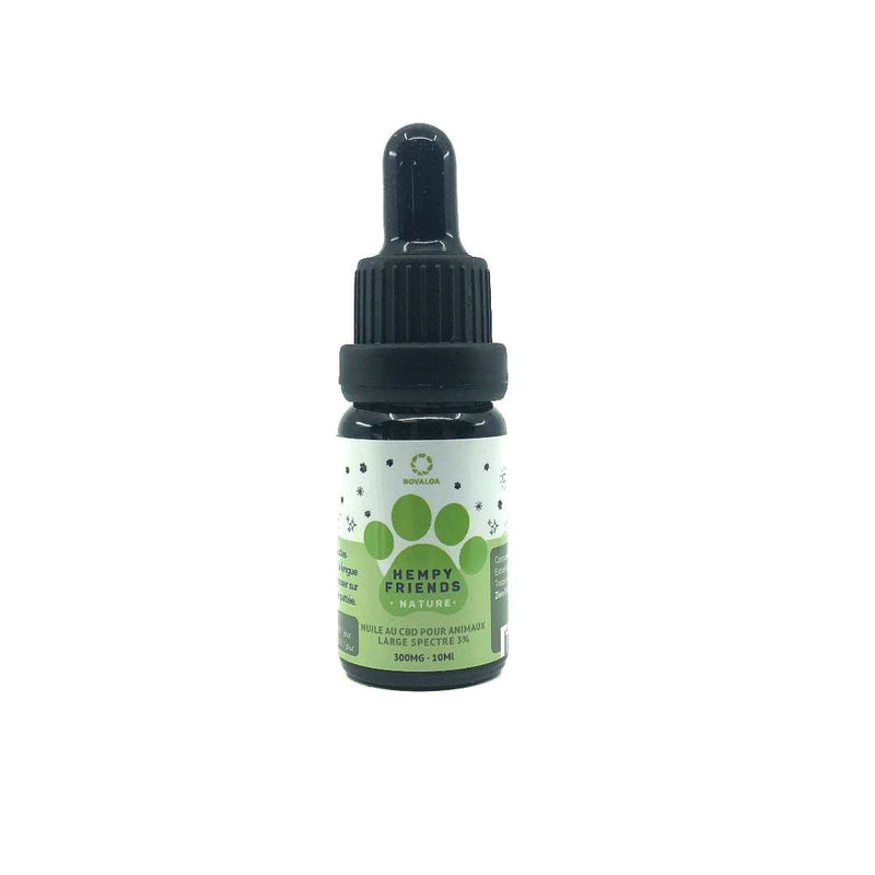 Huile CBD 5% animaux NOVALOA nature 10ml | Euphoria Society