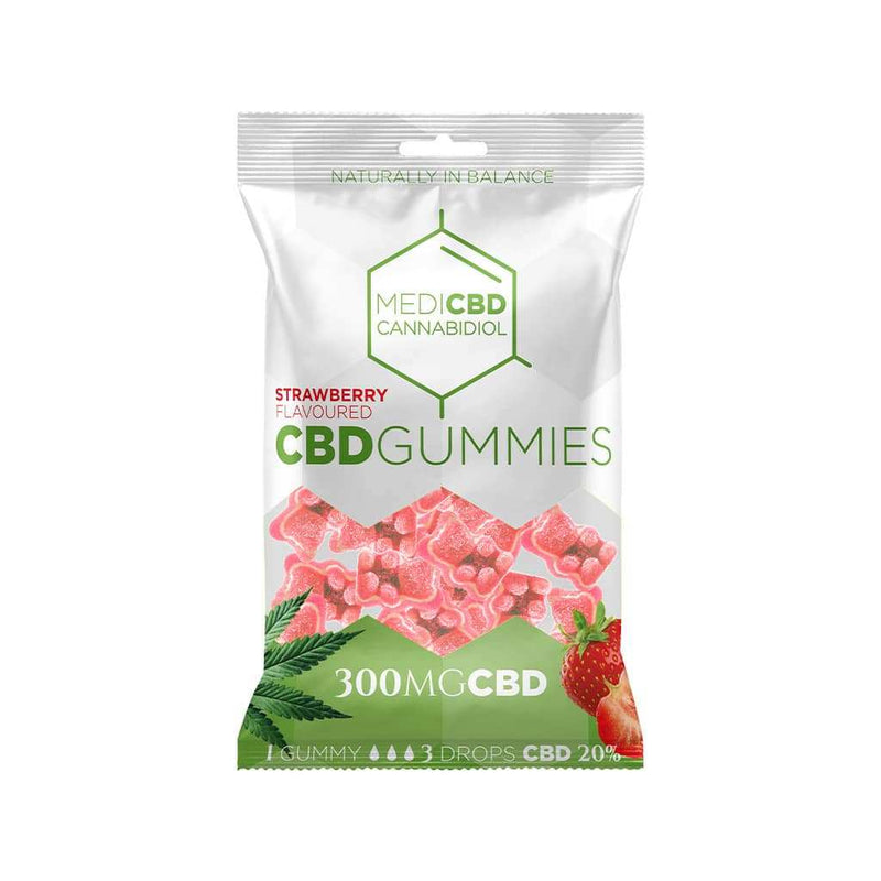 Bonbon CBD fraise Medicbd – bonbon géllifié chanvre CBD saveur fraise qualité | Euphoria Society