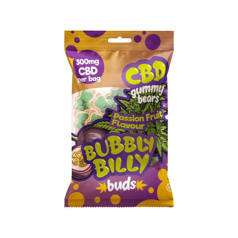 Bonbon CBD fruit de la passion Bubbly Billy – bonbon géllifié chanvre CBD passion | Euphoria Society