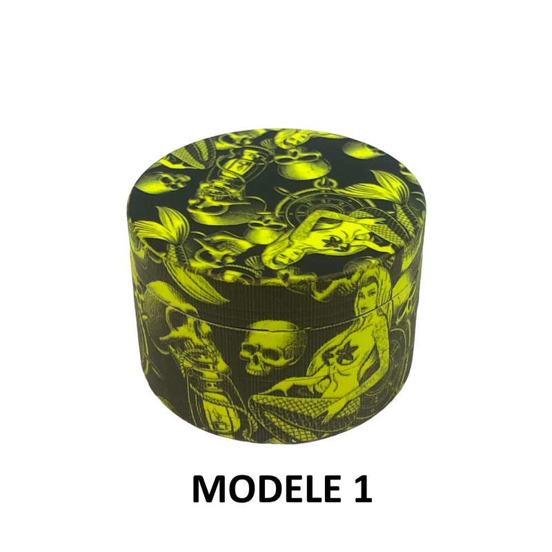 Grinder 50mm Green Skulls Faro Modèle 2 | Euphoria Society