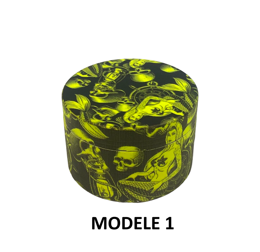 Grinder 50mm green skulls | FARO (Modèle 3)
