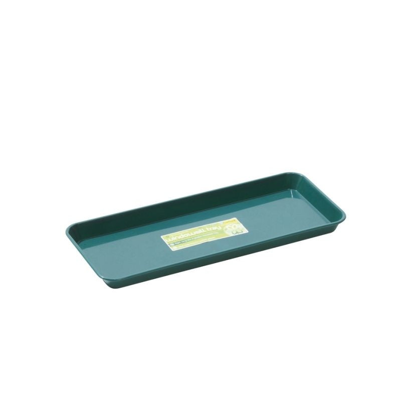 Mini plateau de rebord de fenêtre vert