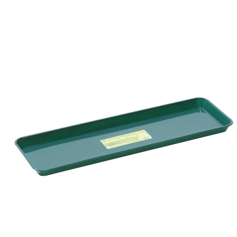 Petit plateau de rebord de fenêtre vert