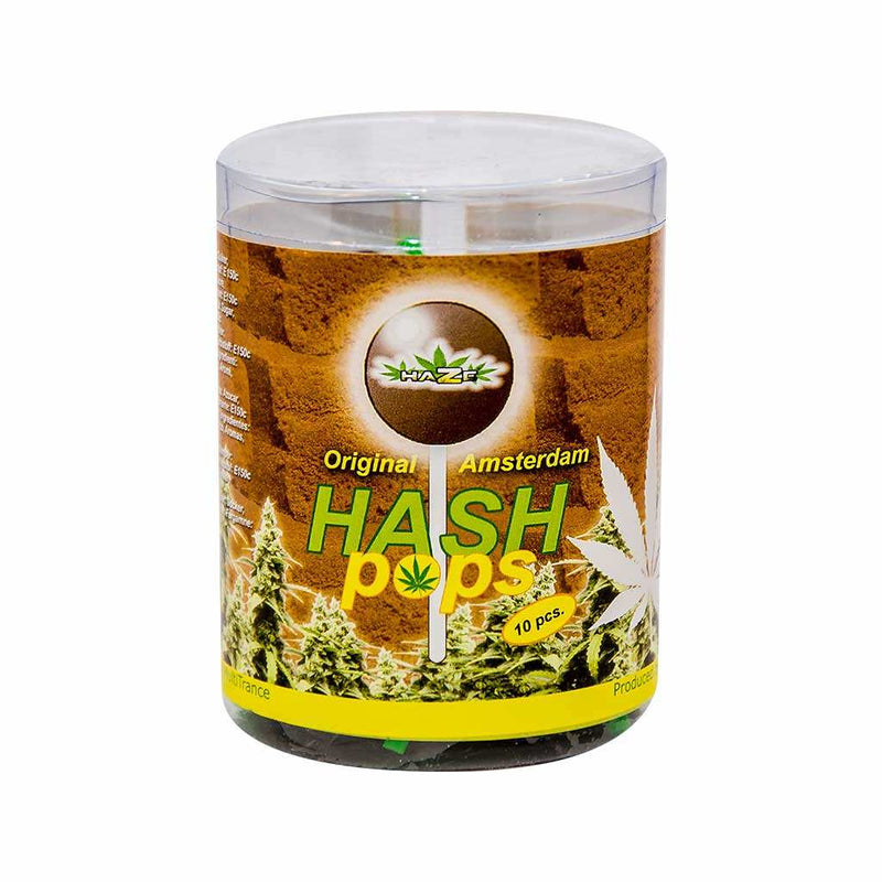 Sucettes cannabis saveur hash Haze – confiserie chanvre arôme résine naturelle | Euphoria Society