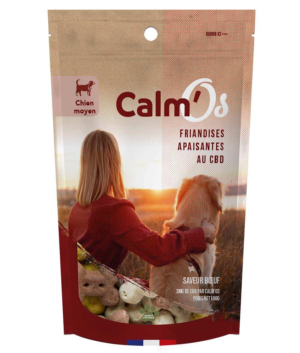 Friandise CBD chien moyen | CALM'OS NOVALOA