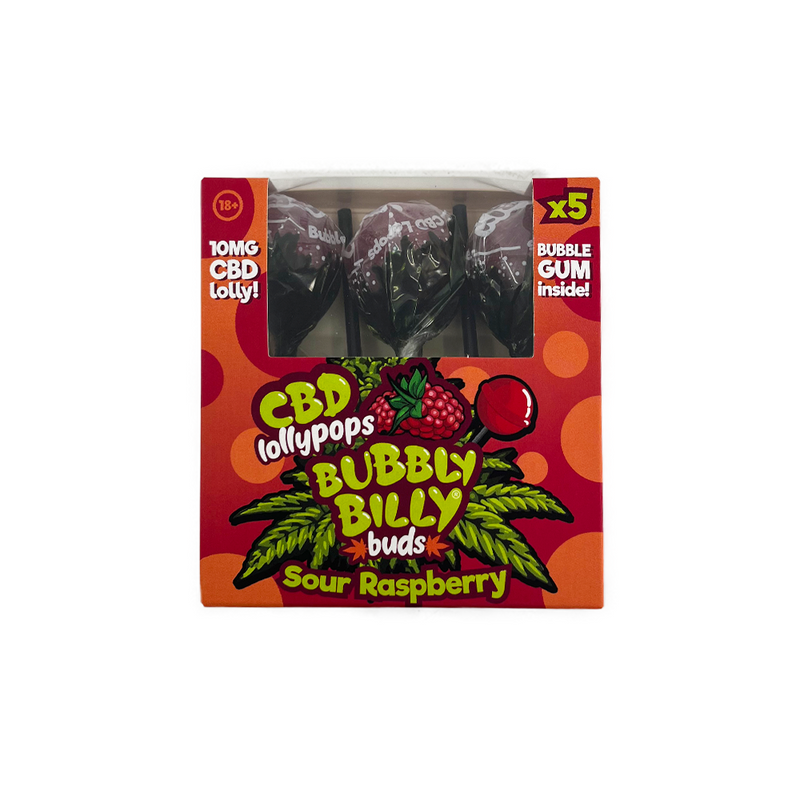 Sucette CBD Framboise 5 pcs Bubbly Billy | Euphoria Society