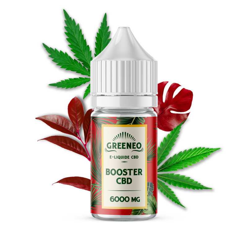 E-liquide CBD super booster Greeneo sans nicotine – e-liquide chanvre booster puissant vape | Euphoria Society