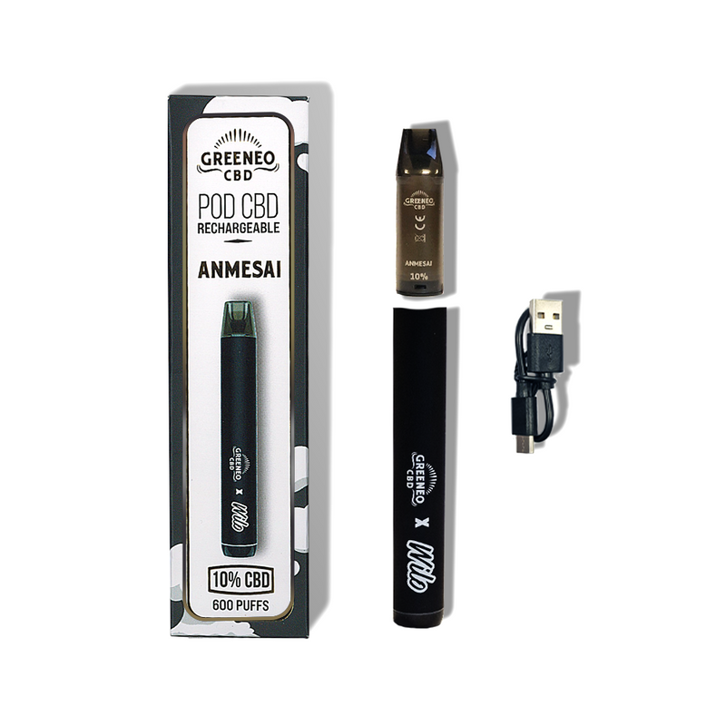 Vape Pen CBD 10% Anmesai Greeneo Sans Nicotine | Euphoria Society