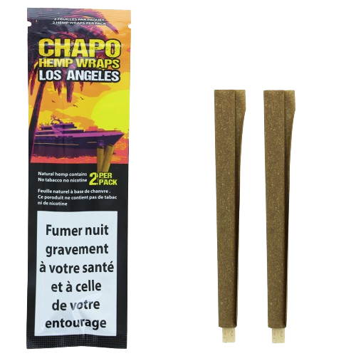 Blunt de chanvre Los Angeles Chapo – cigare chanvre CBD style west coast californien | Euphoria Society