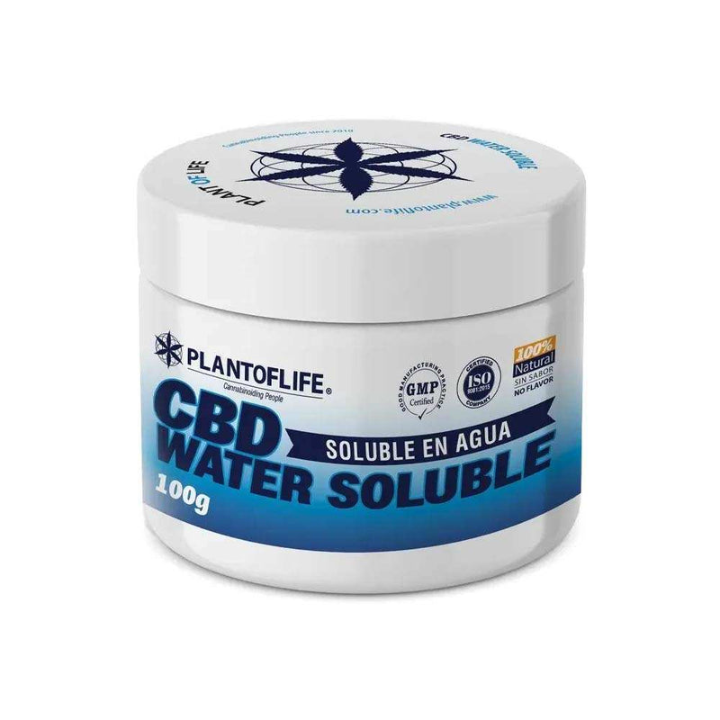 CBD soluble eau 20% 100g Plant of Life – extrait chanvre hydrosoluble haute concentration | Euphoria Society