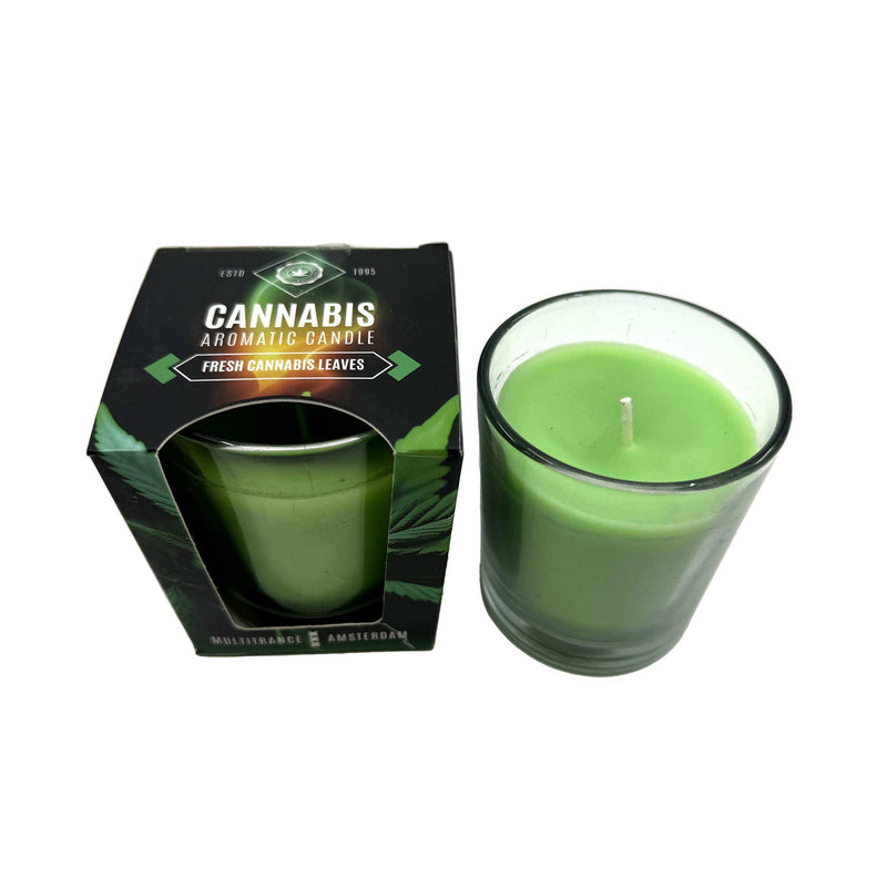 Bougie Parfumée Fresh Cannabis Leaves Multitrance | Euphoria Society
