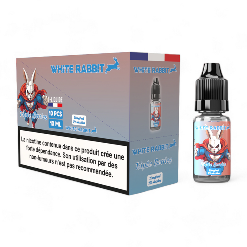 E-liquide White Rabbit 2% Triple Berries 10ml | Euphoria Society