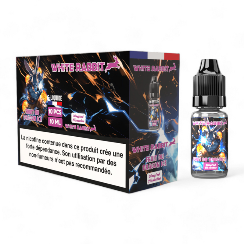 E-liquide White Rabbit 2% Dragon Fruit Ice 10ml | Euphoria Society