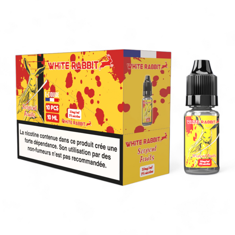 E-liquide White Rabbit 2% Serpent Fruit 10ml | Euphoria Society