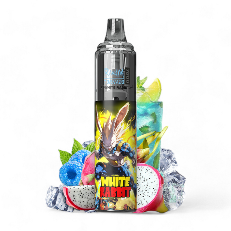 Tornado 7000 Dragon Blue Razz Lemonade Ice – puff CBD jetable grande capacité | Euphoria Society