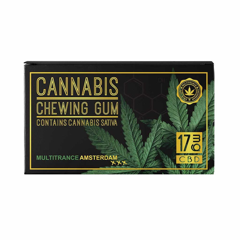 Boîte 24 Chewing-gum CBD Cannabis Multitrance | Euphoria Society
