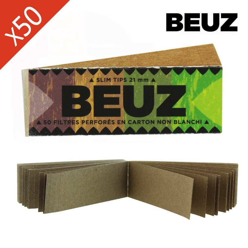 Boîte de 50 Carnets de Filtres à Rouler Beuz | Euphoria Society