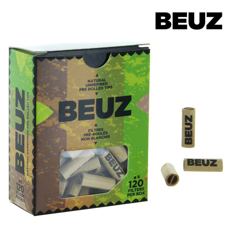 12 Boites Filtre Carton Pré-roulés Beuz 120 Filtres par Boite | Euphoria Society