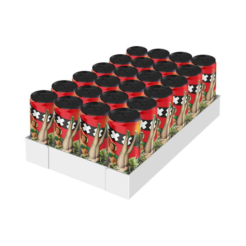 Boisson CBD énergisante Crazy Amsterdam Multitrance – canette chanvre énergie | Euphoria Society