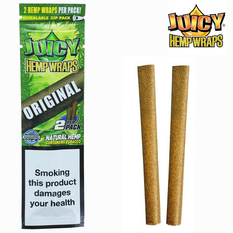 Blunt chanvre Original boîte 25 paquets Juicy Jay's – lot blunts chanvre original naturel | Euphoria Society