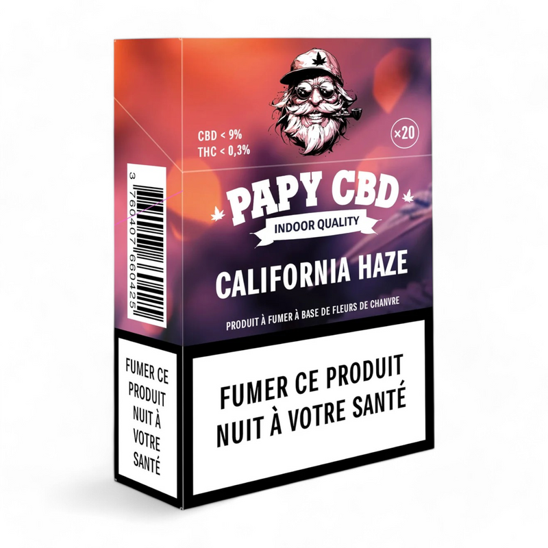 Cigarettes CBD California Haze Papy CBD – cigarette chanvre sans tabac arôme haze | Euphoria Society