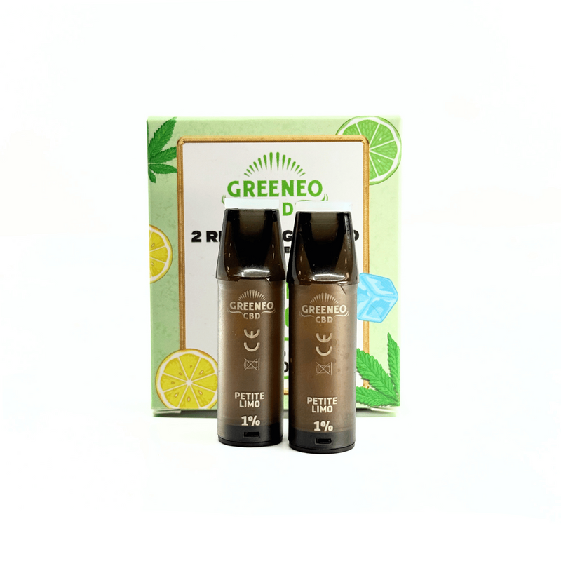 Cartouches CBD Petite Limo 2 pcs Greeneo | Euphoria Society