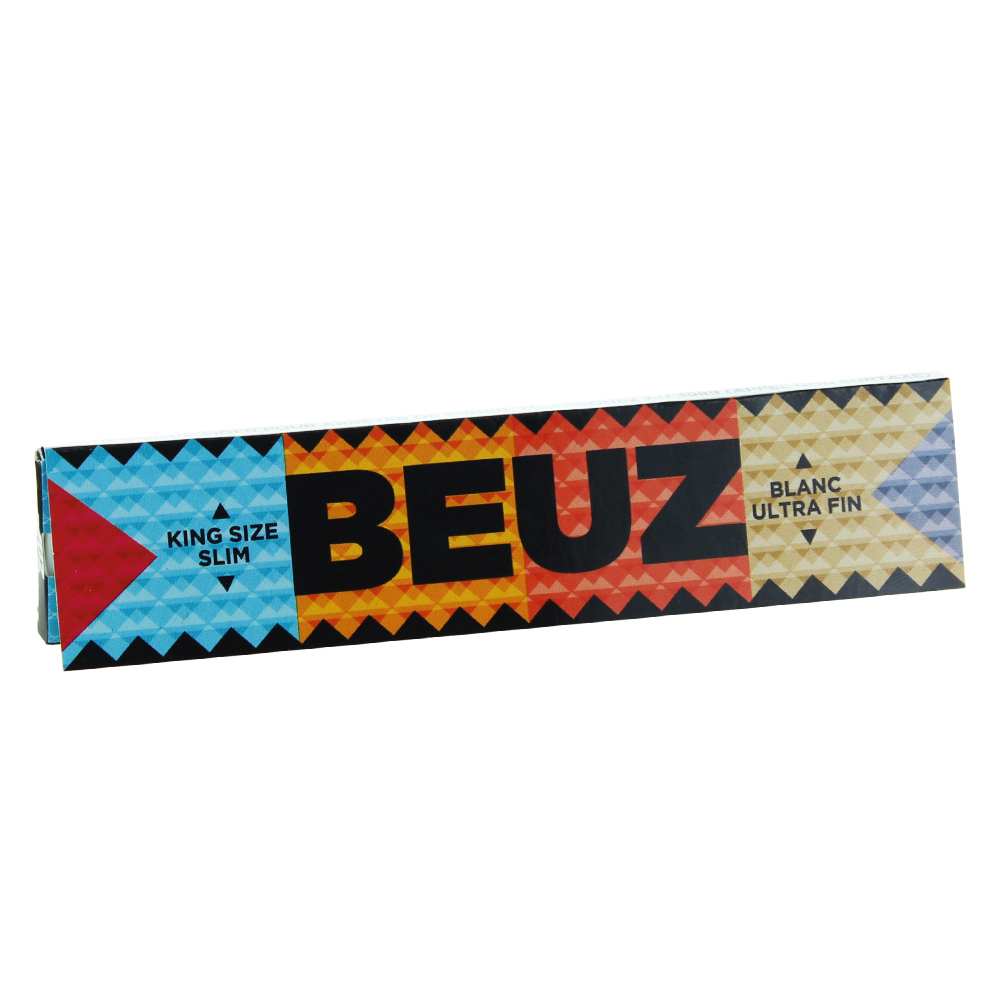 Lot de 10 Carnets Feuilles à Rouler Blanc Slim BEUZ