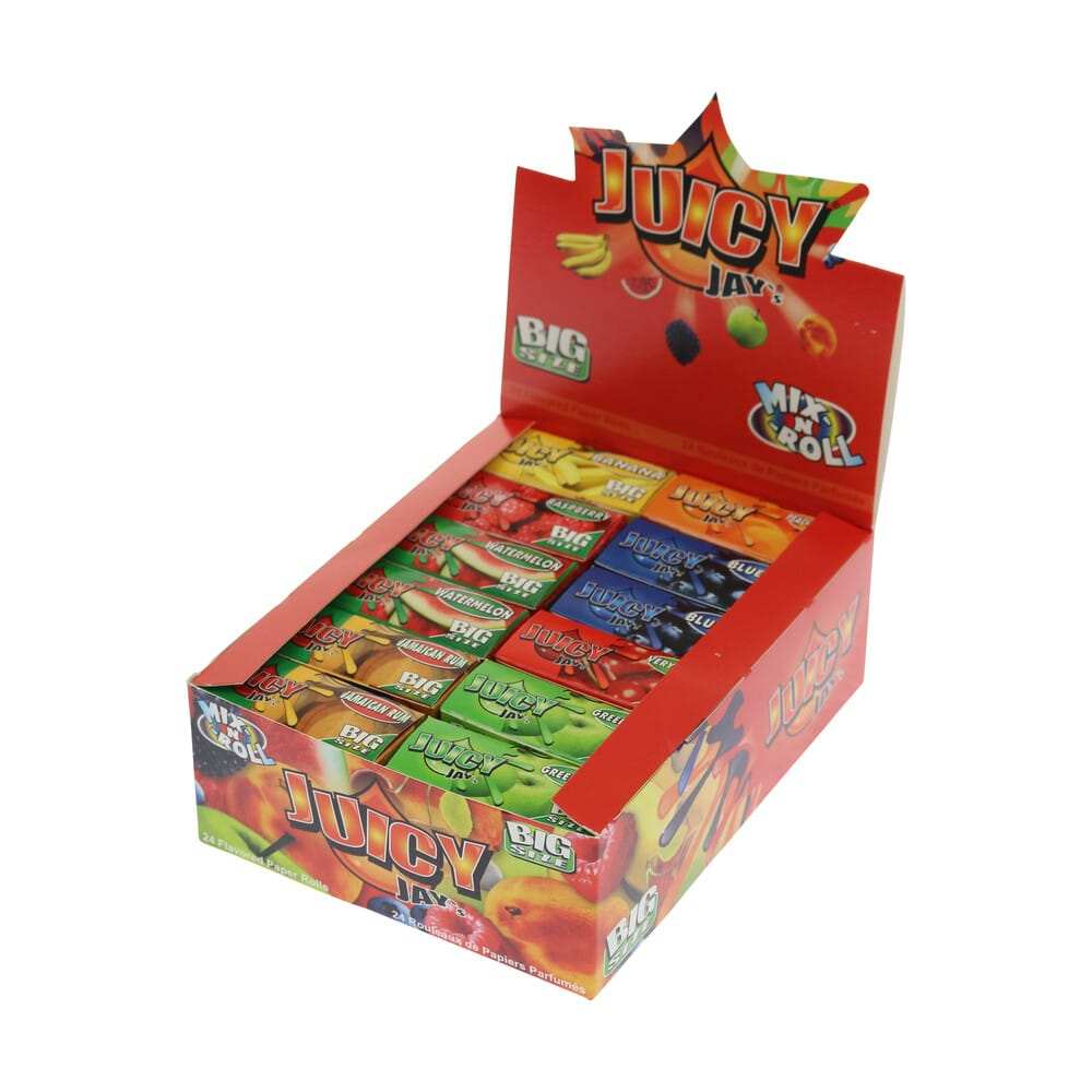 Feuille Roll Parfumées 24 Rouleaux JUICY JAY'S