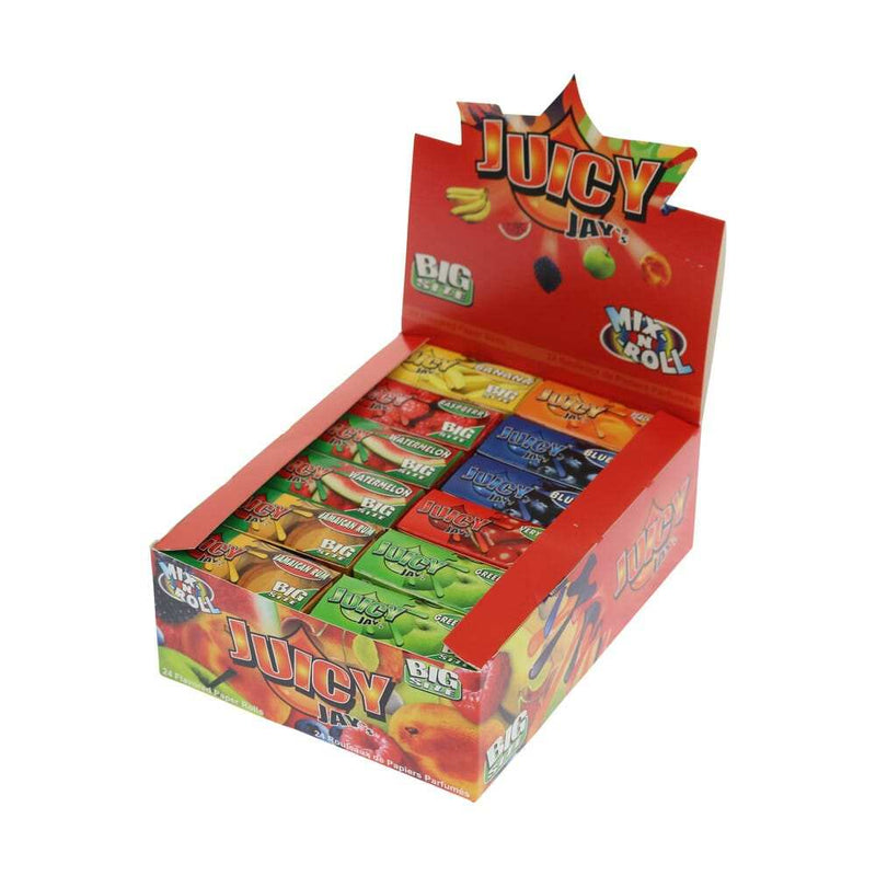 Feuilles Roll parfumées 24 rouleaux Juicy Jay's – rouleaux feuilles chanvre parfumées | Euphoria Society